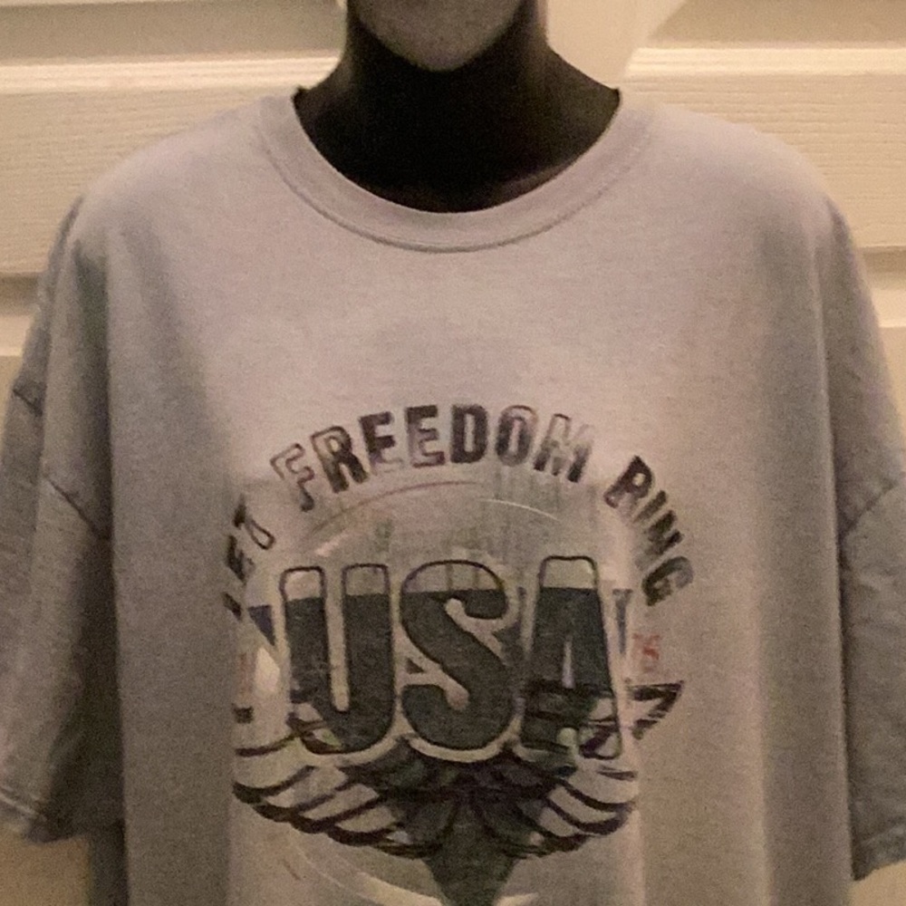 🇺🇸Let Freedom Ring 1776 USA 🇺🇸Size 2 X-Large Unisex Tee Shirt 🇺🇸